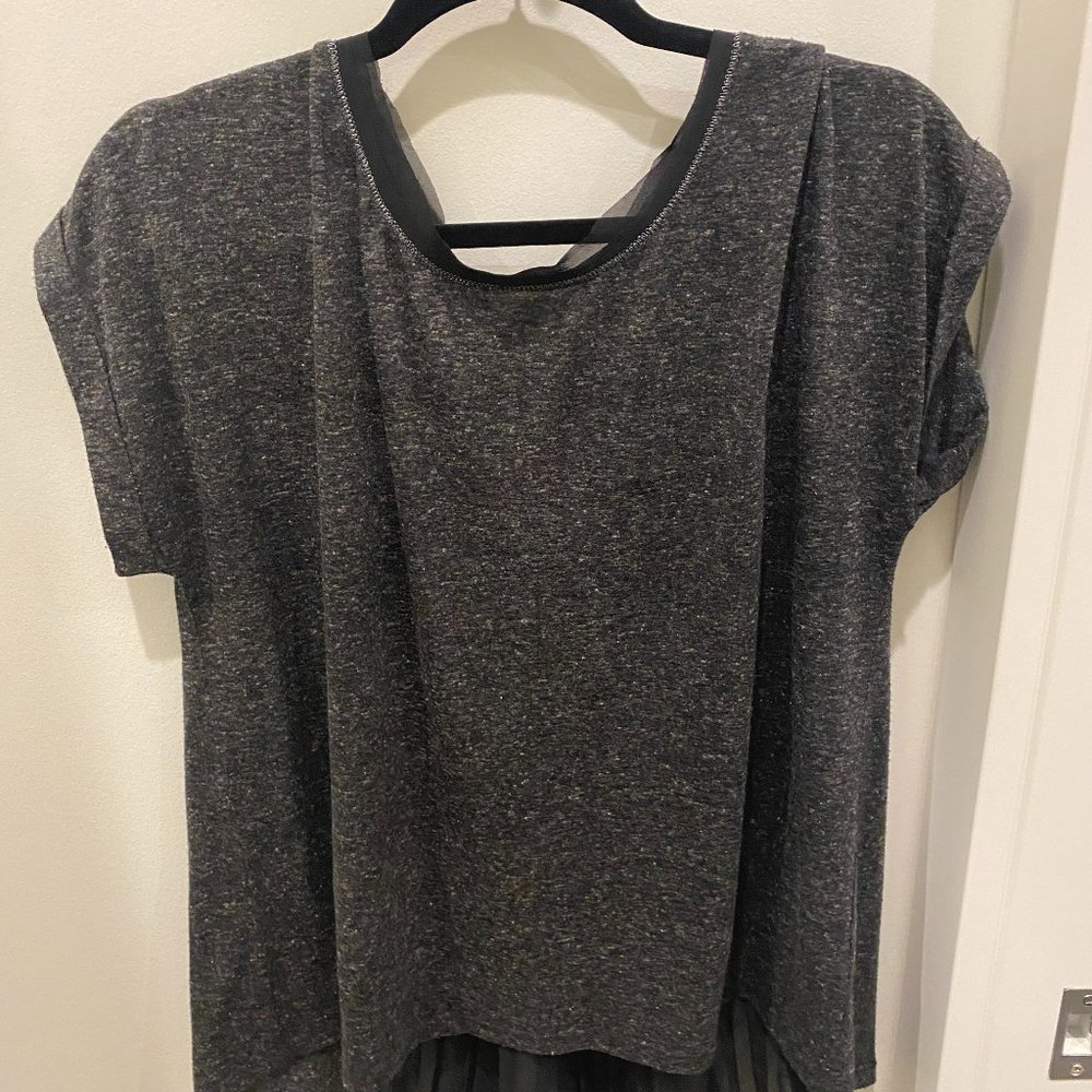 Black & Grey Blouse